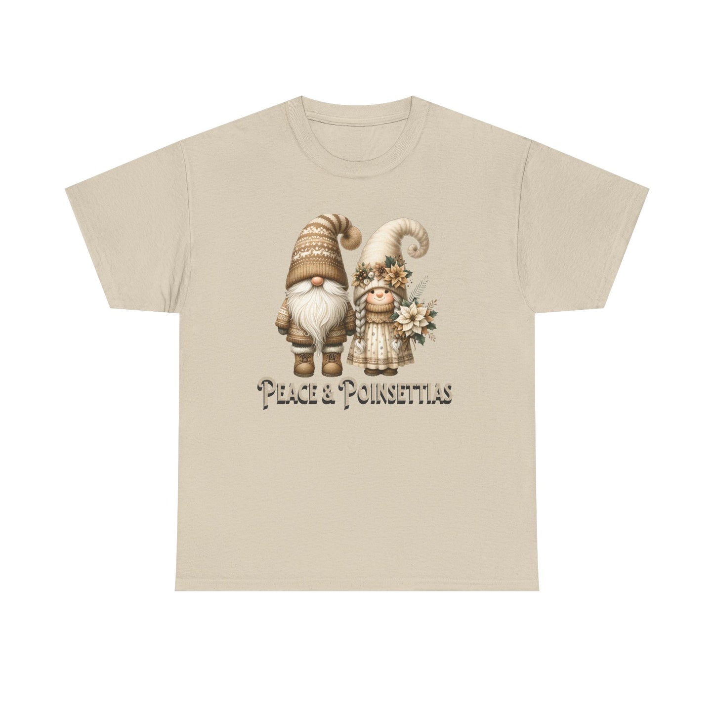 Peace & Poinsettias Tee 🌿